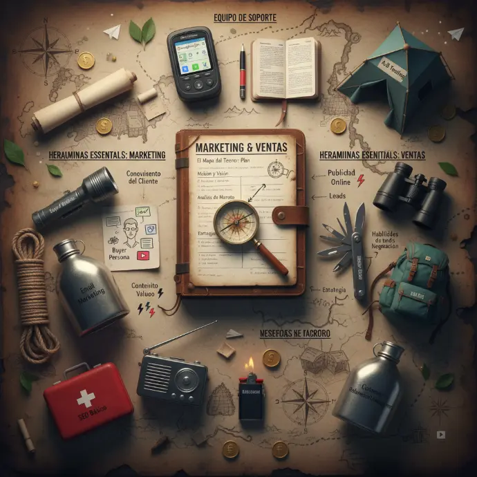 Landing Kit de Supervivencia Marketing y Ventas